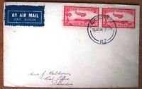 New Zealand Airmail 1D Stamp Union Airways First Flight 1936